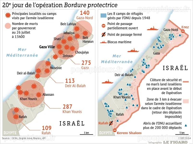 INFOGRAPHIE - Israël a mené des raids sur quasiment l'ensemble de la ...
