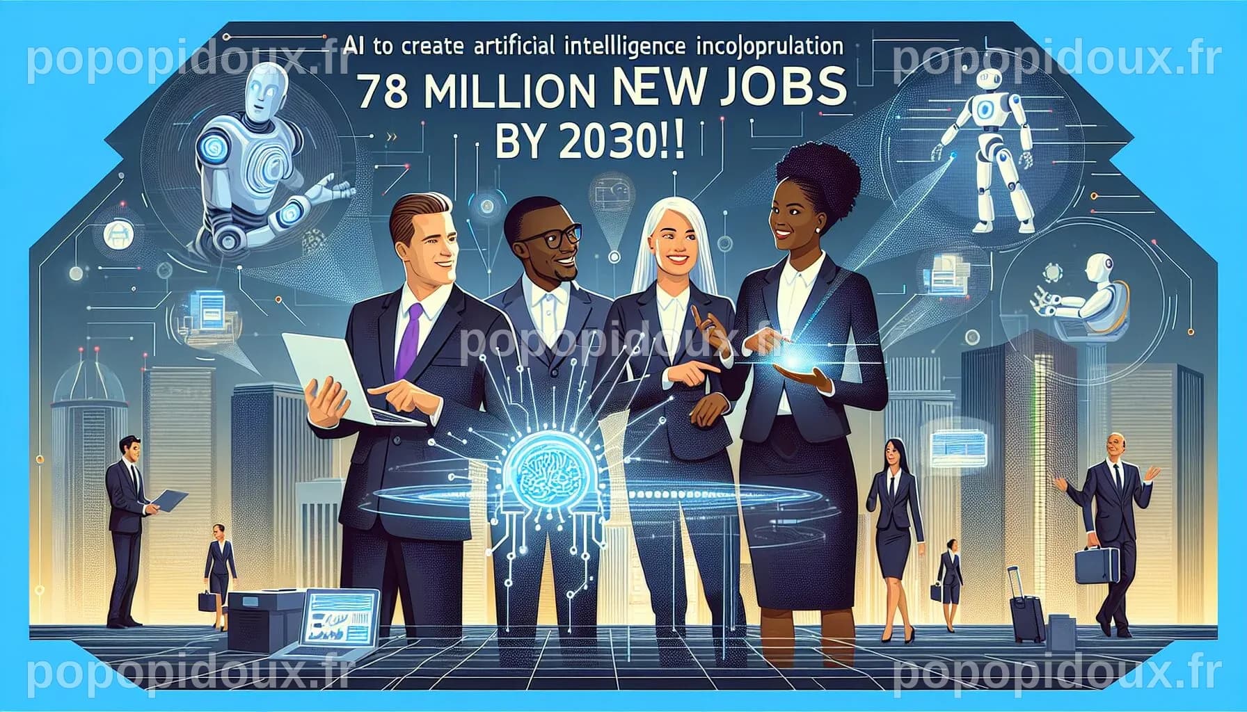L'avenir du travail : 78 millions d'emplois créés grâce à l'IA d'ici 2030