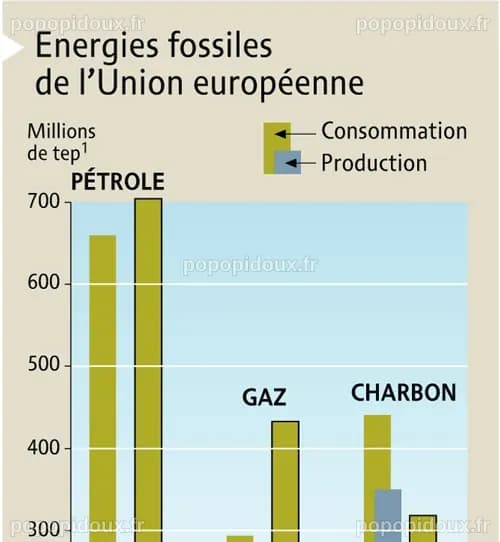 Energies fossiles dans l'Union européenne, par Emmanuelle Bournay ...