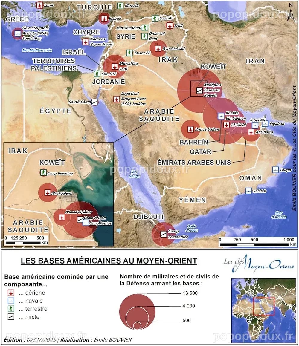 Les bases américaines au Moyen-Orient : un prépositionnement de la ...