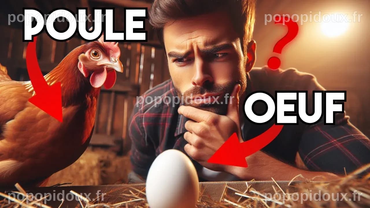 Qui est arrivé avant... L'oeuf ou la poule ? On résout cette énigme ...