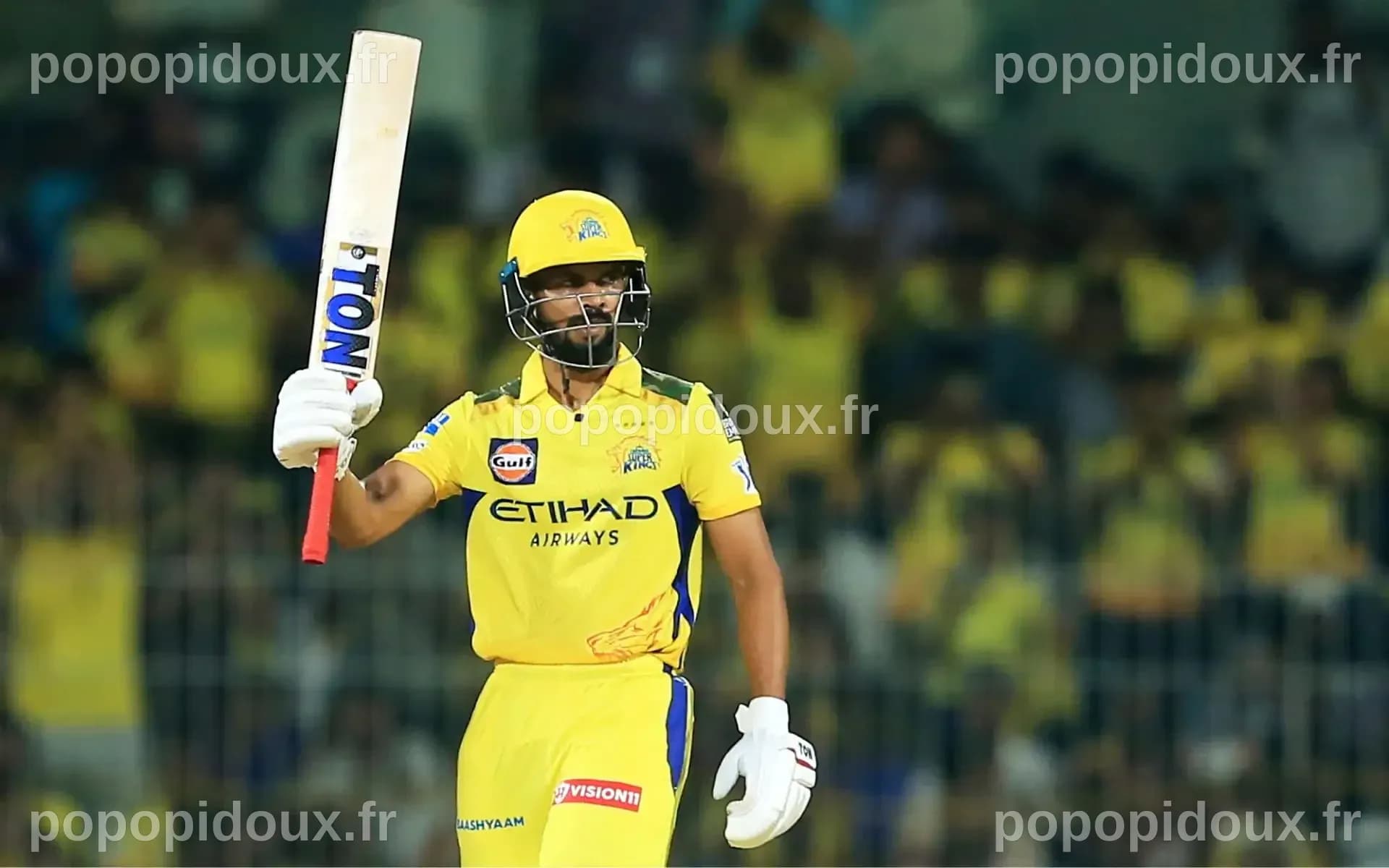 Ruturaj Gaikwad égale le record peu enviable de Jadeja, CSK en difficulté dès le départ