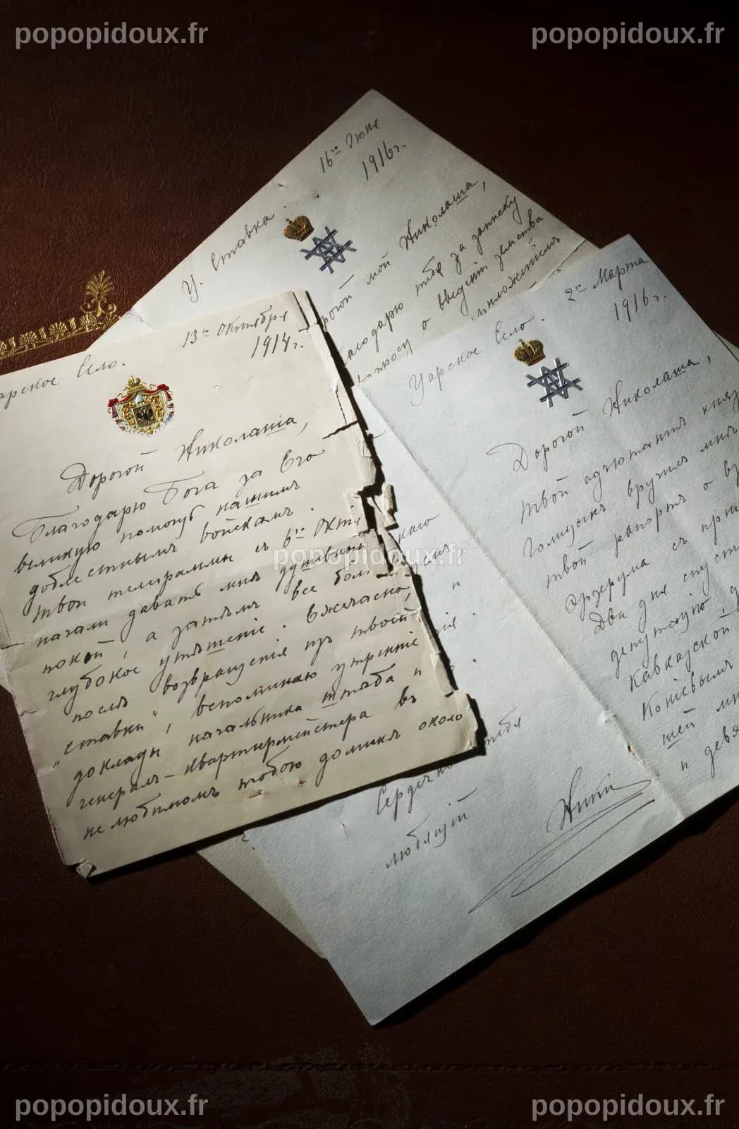 GENEVE/VENTE AUX ENCHERES. Des lettres de Nicolas II dévoilent des ...