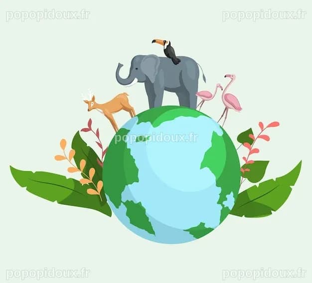 Animaux sur la planète refuge pour animaux sanctuaire de la faune ...