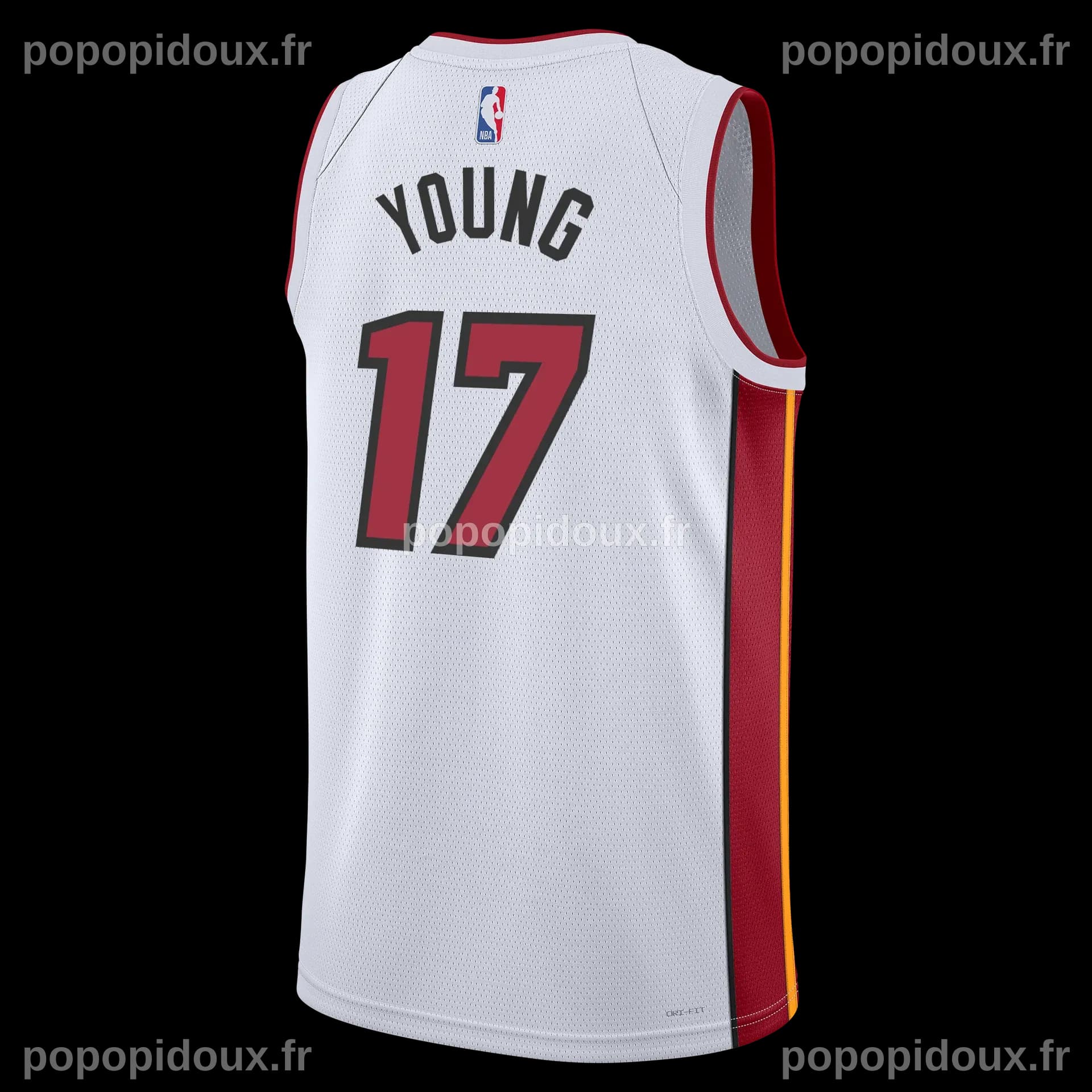 Jahmir Young Nike Miami HEAT Association White Swingman Jersey