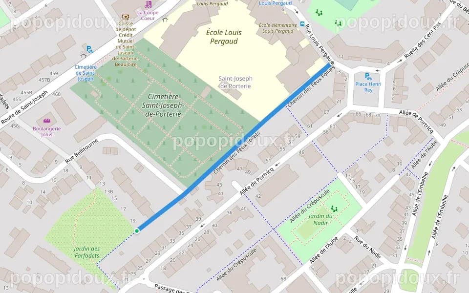 Chemin des Feux Follets in Pays de la Loire | Walking Map