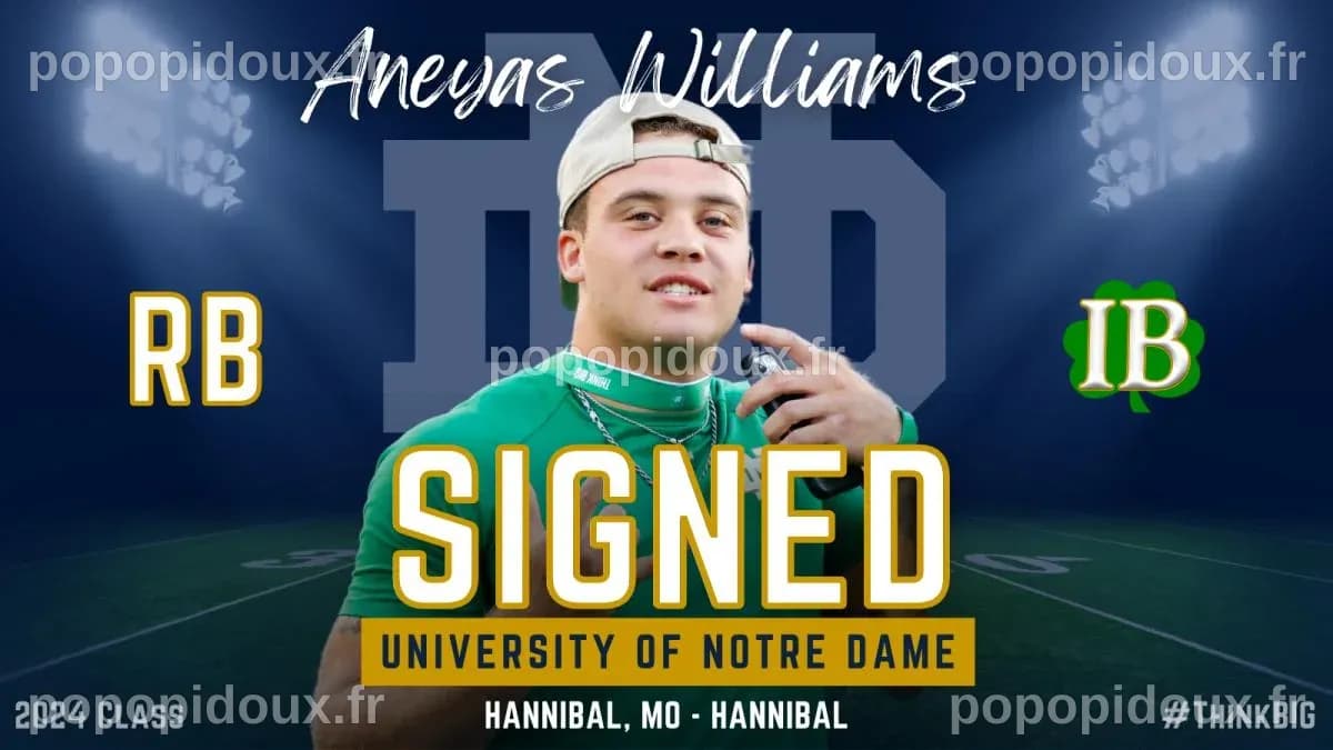 Notre Dame Signs Running Back Aneyas Williams - Sports Illustrated ...