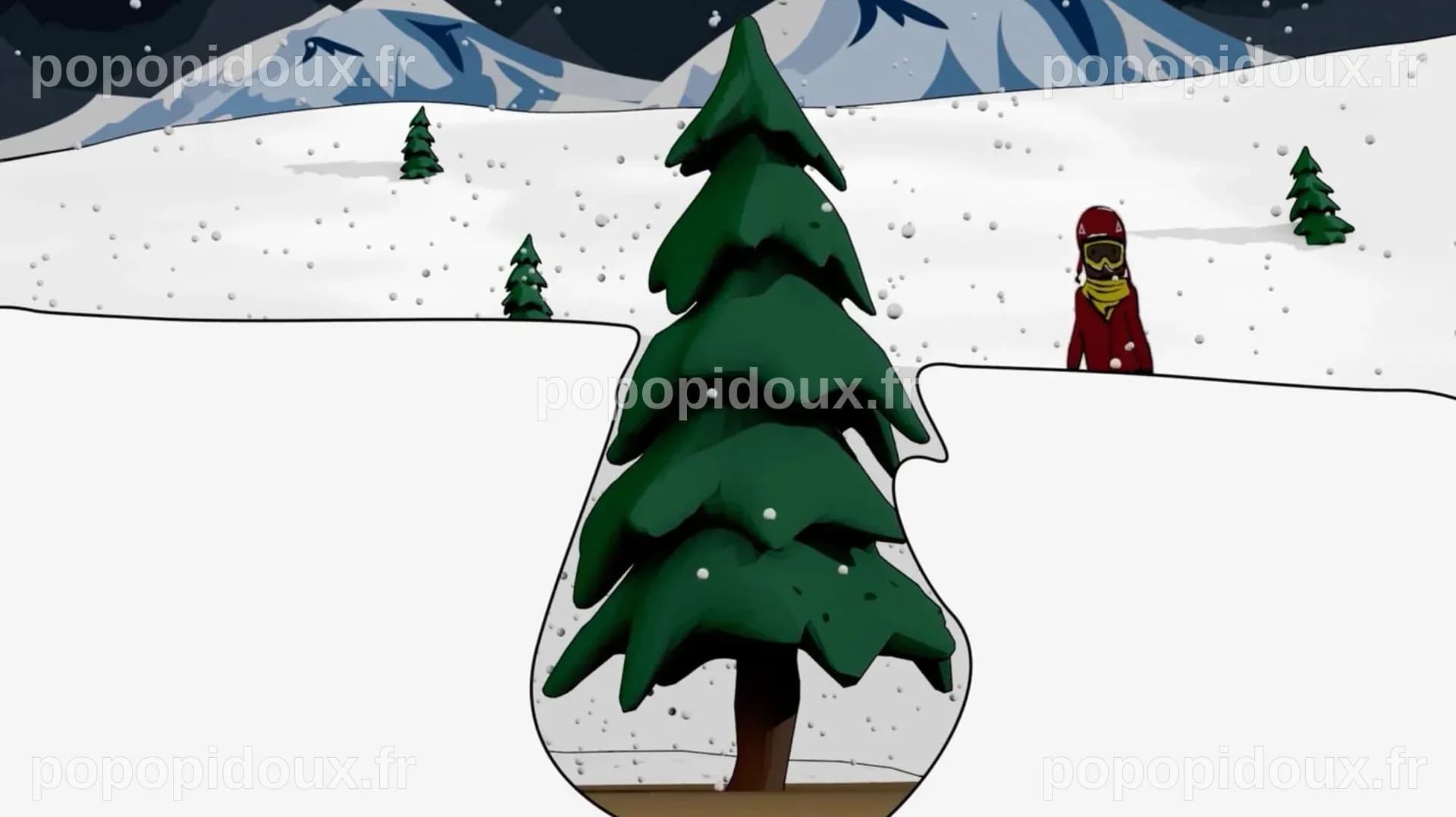 Nouvelle vidéo de sécurité de neige profonde