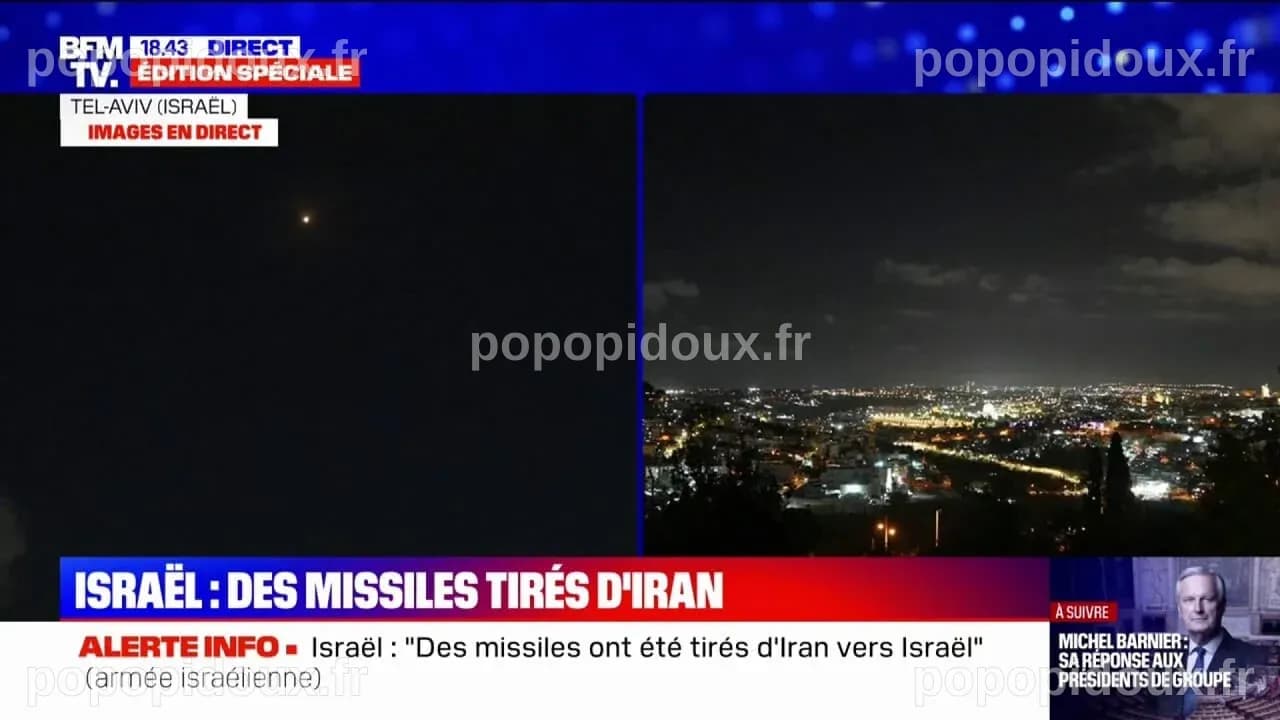 Des missiles iraniens lancés sur Israël