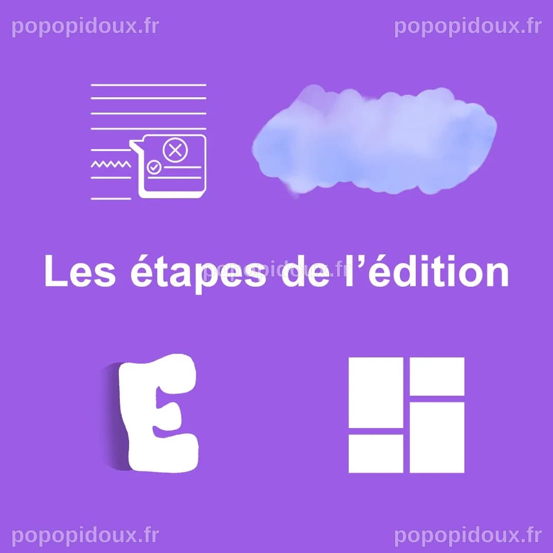 Les différentes étapes de l'édition d'un livre et les différences entre ...