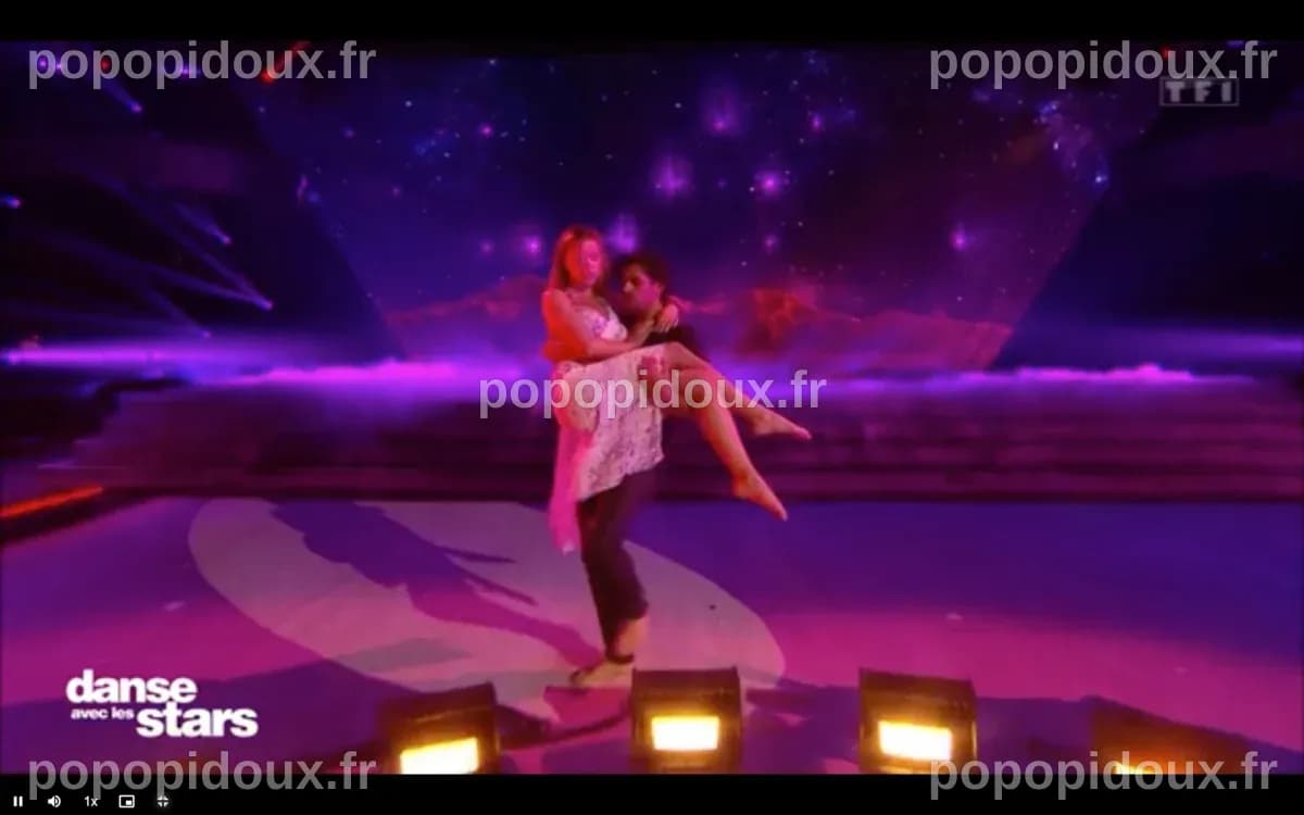 Photo : Léa Elui et Christophe Licata dans DALS - Purepeople