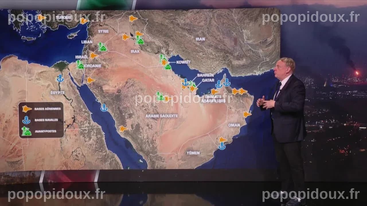 Conflit Iran/Israël: où sont les bases militaires des Etats-Unis au ...
