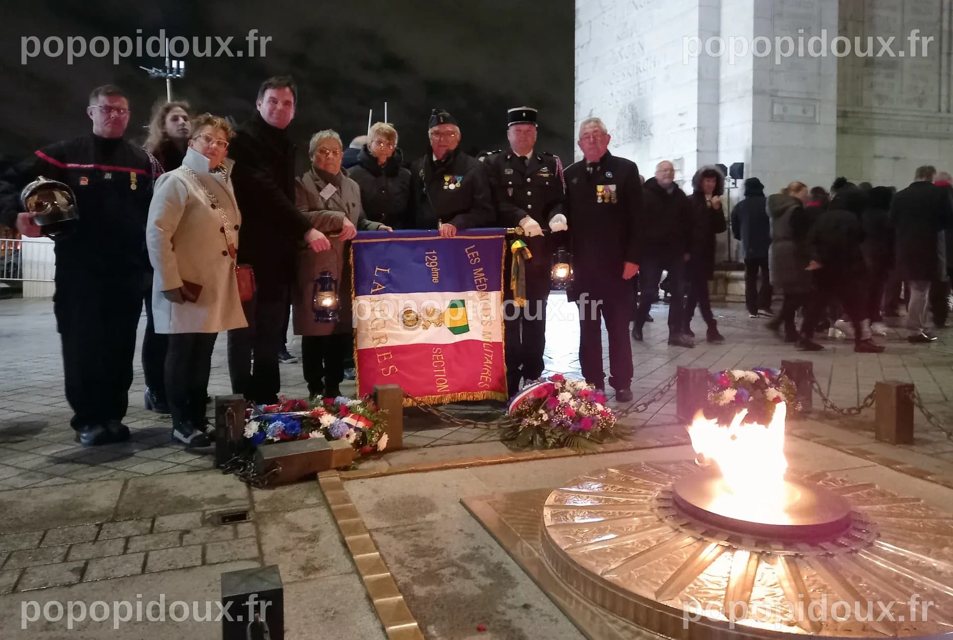 129° Section : Prélèvement de la Flamme de la Nation | Union ...