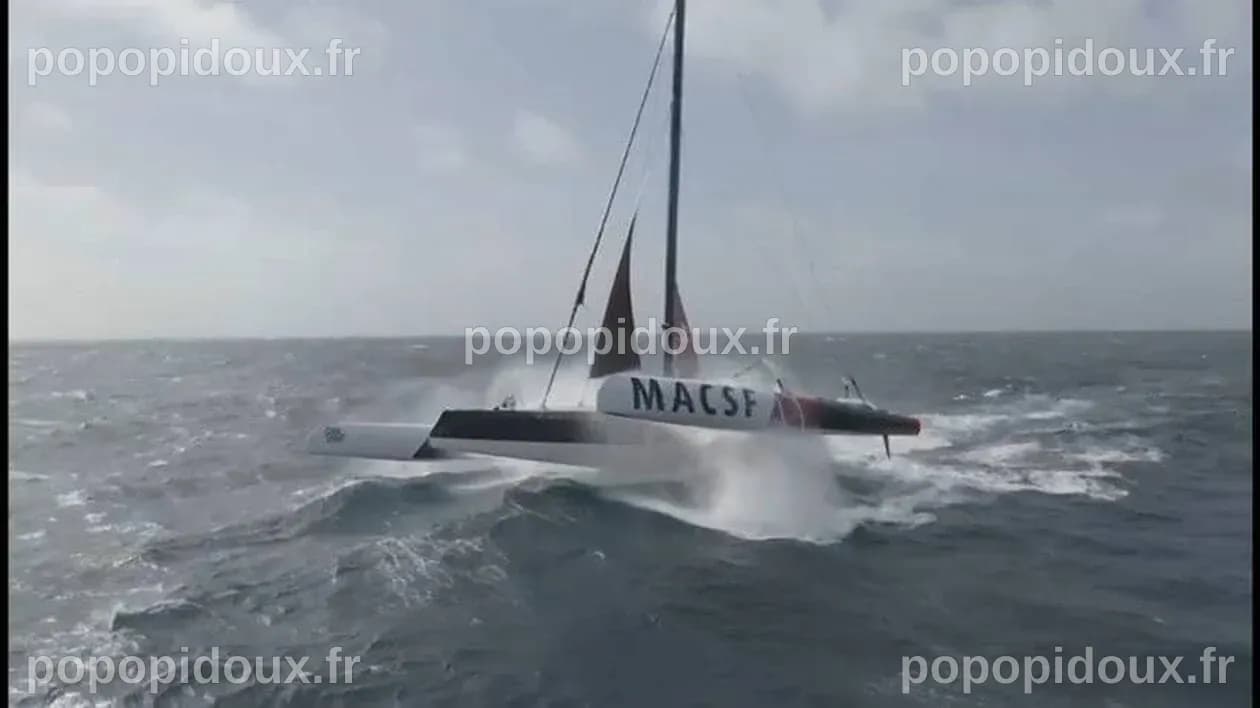 VIDÉO. Tour du monde à l'envers. Guirec Soudée et son Ultim affrontent ...