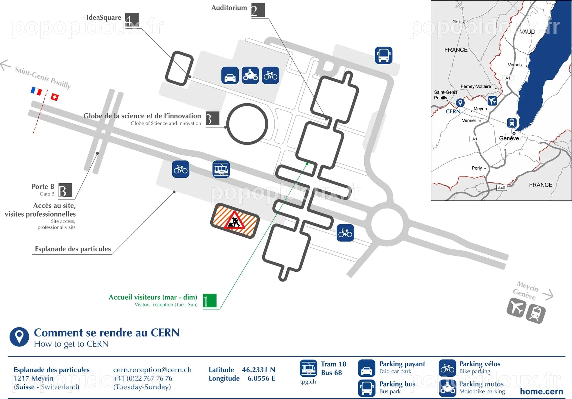Venir au CERN | Visit CERN Science Gateway