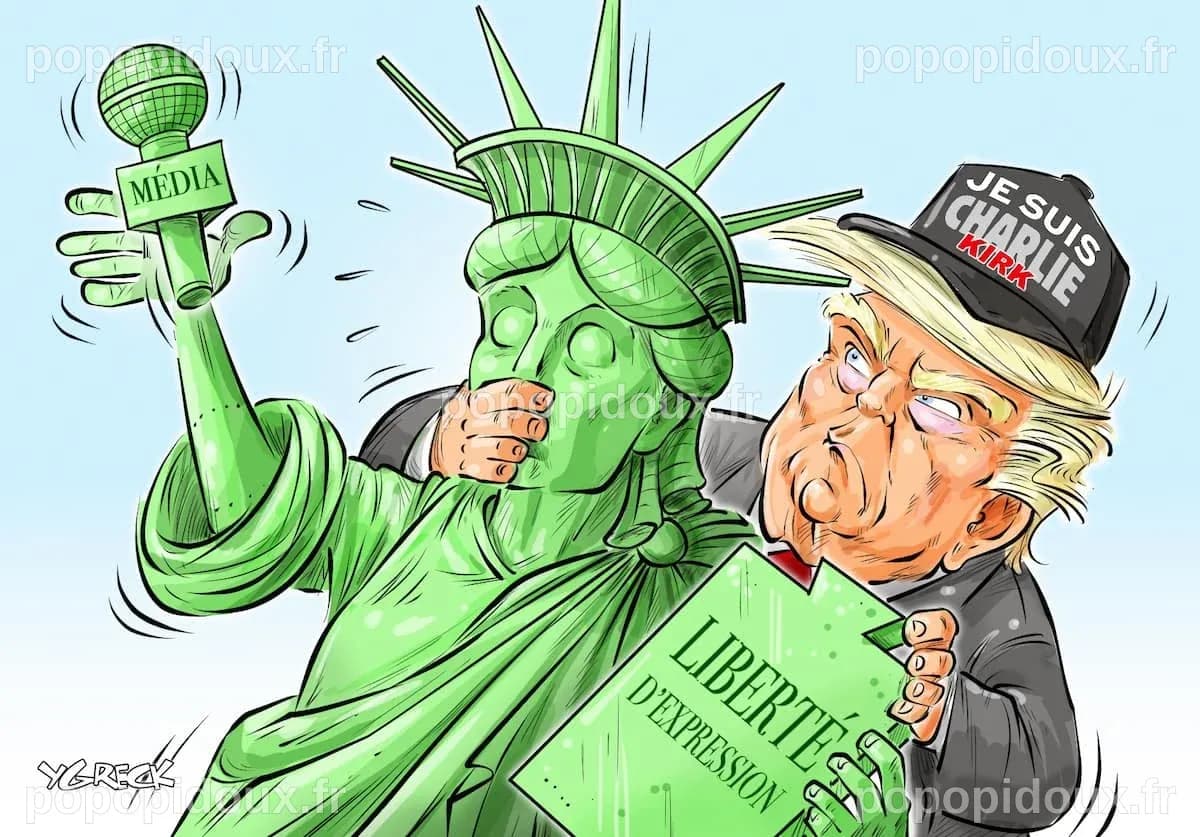 La caricature d’Ygreck en vidéo: Donald Trump et la liberté d ...