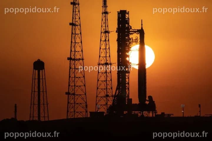 La fusée lunaire réparée retourne sur la rampe de lancement pour un décollage prévu le 1er avril