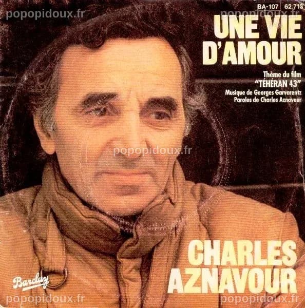 Mes écoutes — Charles Aznavour ‎- Une Vie D'Amour Barclay...