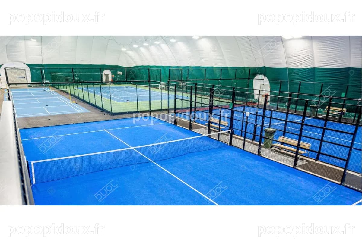 Couverture terrain de padel | DUOL structures gonflables