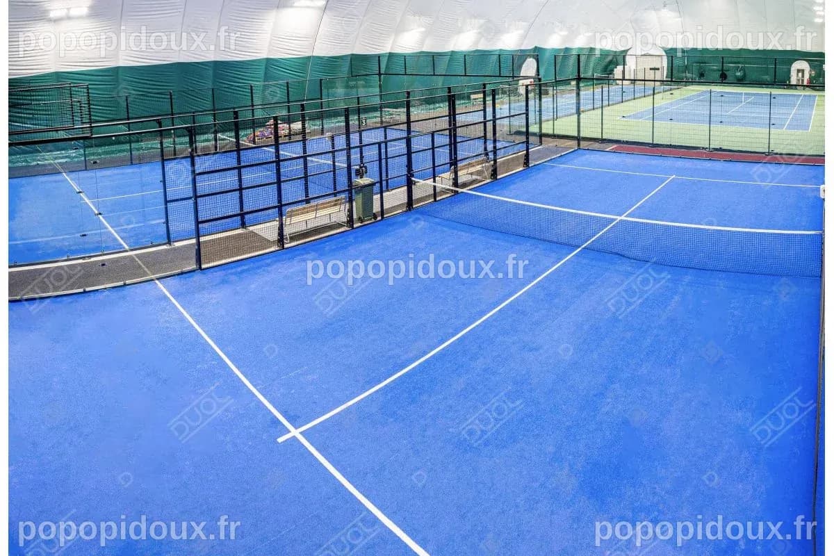 Couverture terrain de padel | DUOL structures gonflables