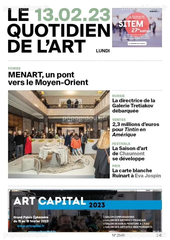 MENART, un pont vers le Moyen-Orient - Le Quotidien de l'Art