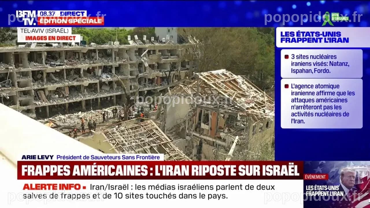 Frappes iraniennes sur Israël: "Les dégâts sont énormes", indique Arie ...