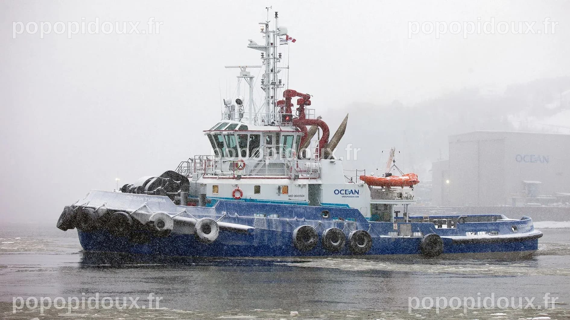 Bénédiction du plus puissant remorqueur portuaire construit au Canada ...