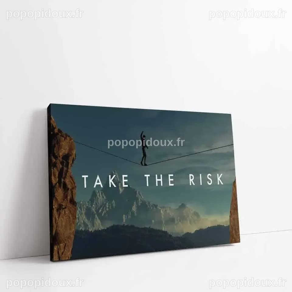 Achetez le tableau décoratif Risque Audacieux sur MonTableau