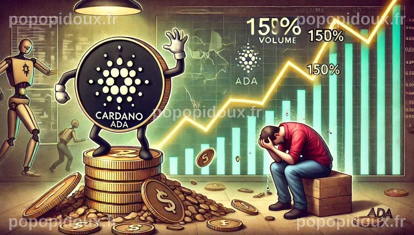 Cardano connaît une augmentation massive de son volume de 150 %, mais ...