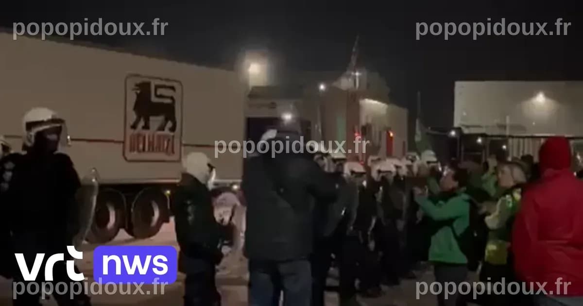 La police intervient pour soulager le centre de distribution de ...