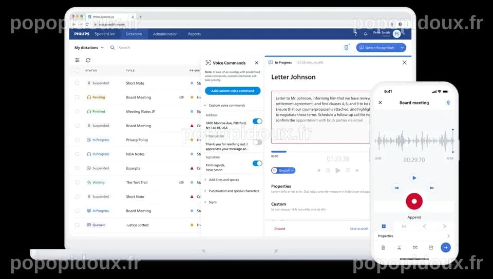 Philips SpeechLive Pro Web Dictation and Transcription Cloud Workflow ...