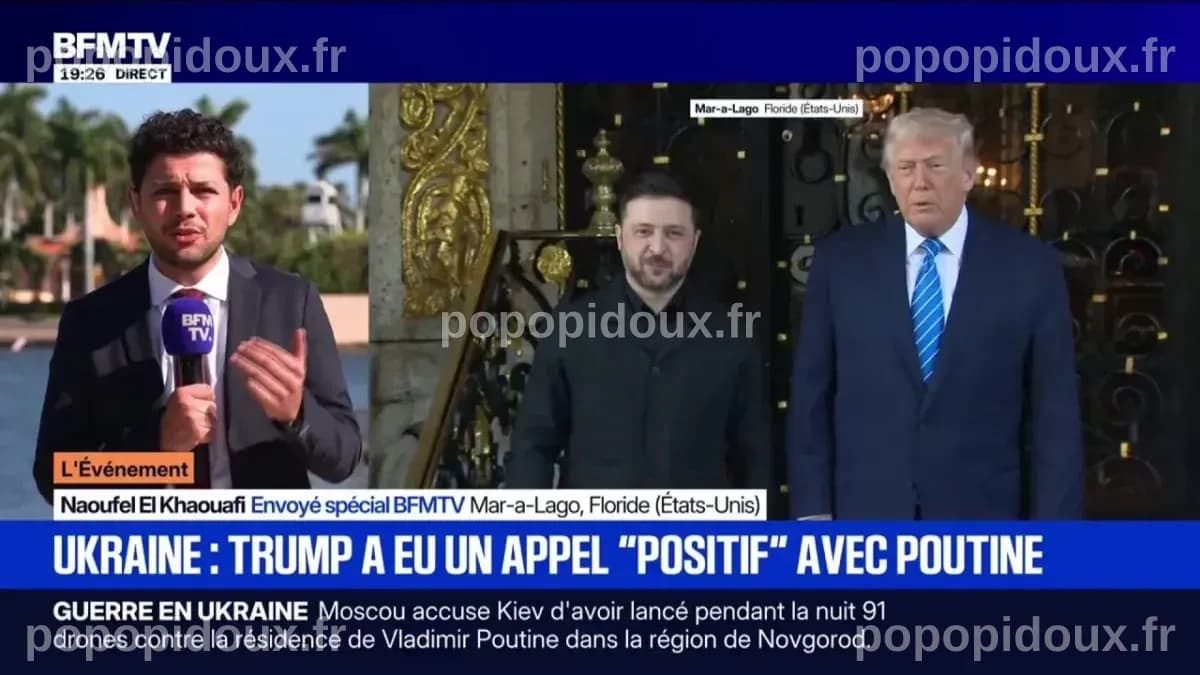 Plan de paix pour l'Ukraine: Donald Trump indique qu'il a eu un appel ...