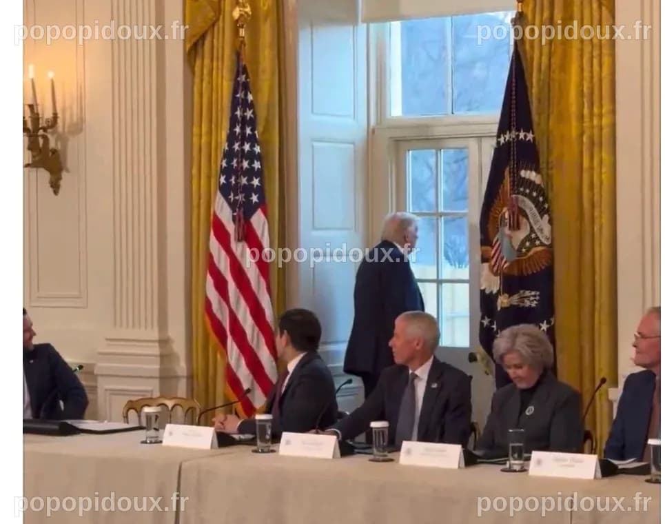 Maison blanche : Trump interrompt une réunion stratégique avec les ...
