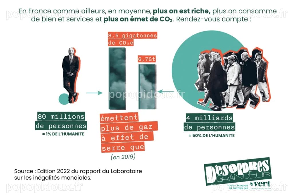 L’impact disproportionné des plus riches sur le climat en un graphique ...