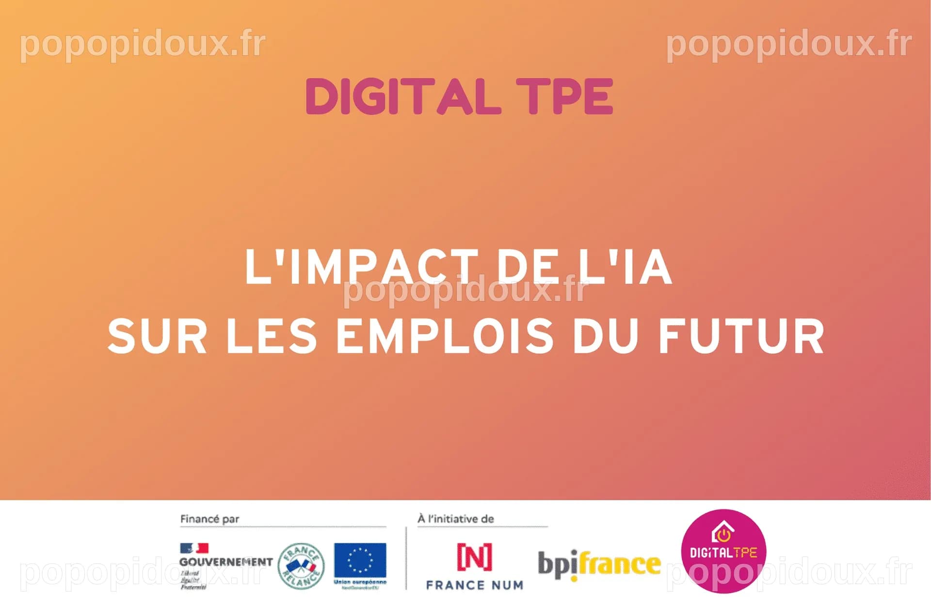 L'impact de l'IA sur les emplois du futur - Digital TPE Grand Est