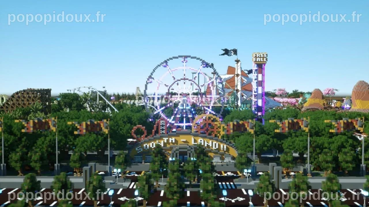 Minecraft aura ses propres parcs d'attractions - I-CH