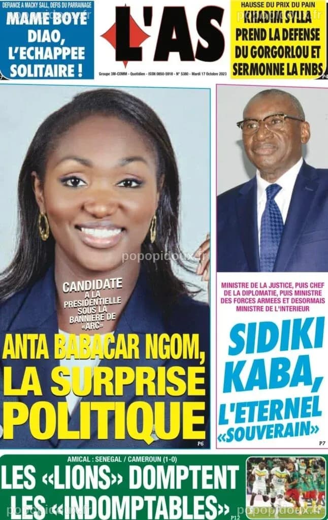 Les gros titres du jour au Sénégal : Mardi 17 Octobre 2023 – Netcomsn
