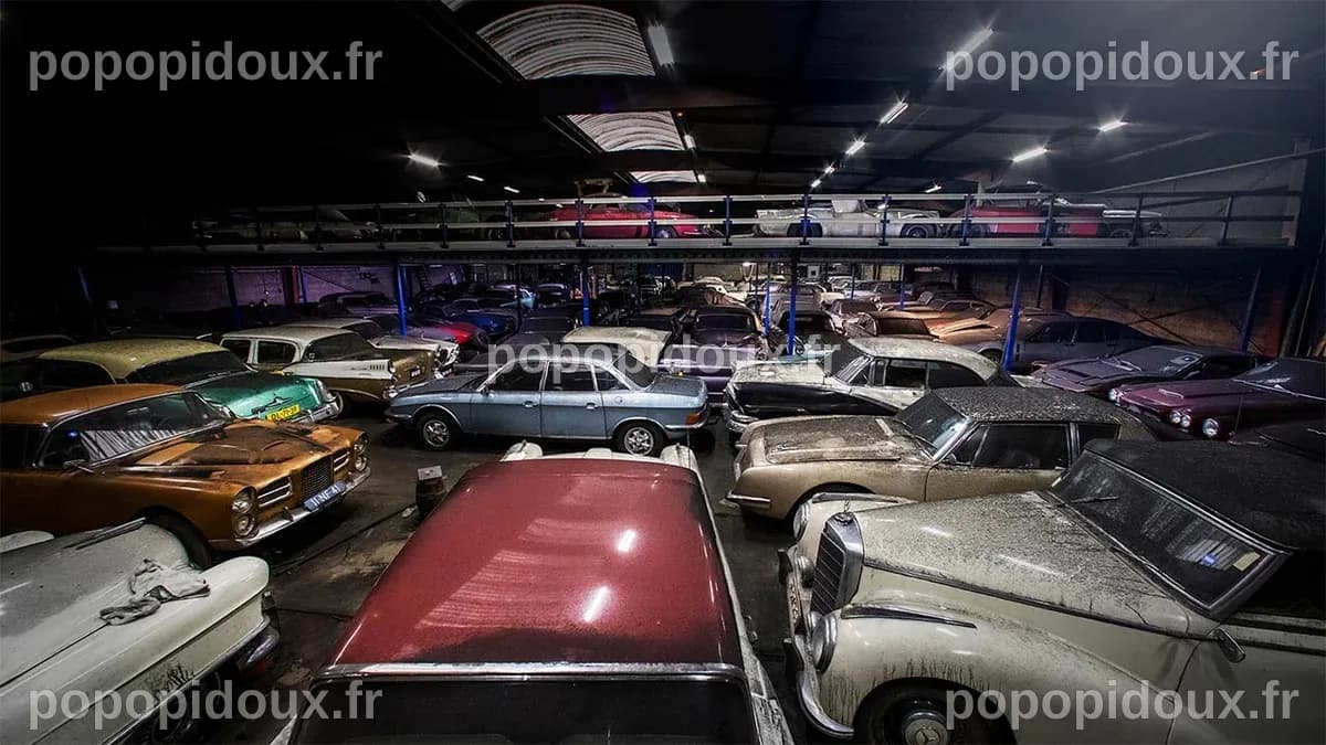 230 voitures rares et classiques d?couvertes dans une collection europ ...