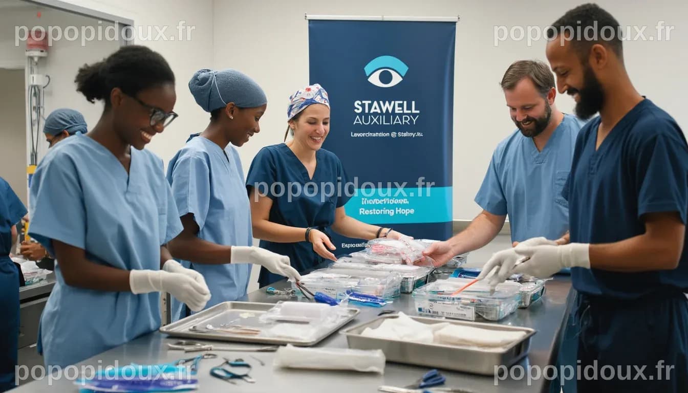 Un don précieux : des kits de chirurgie oculaire pour sauver la vue