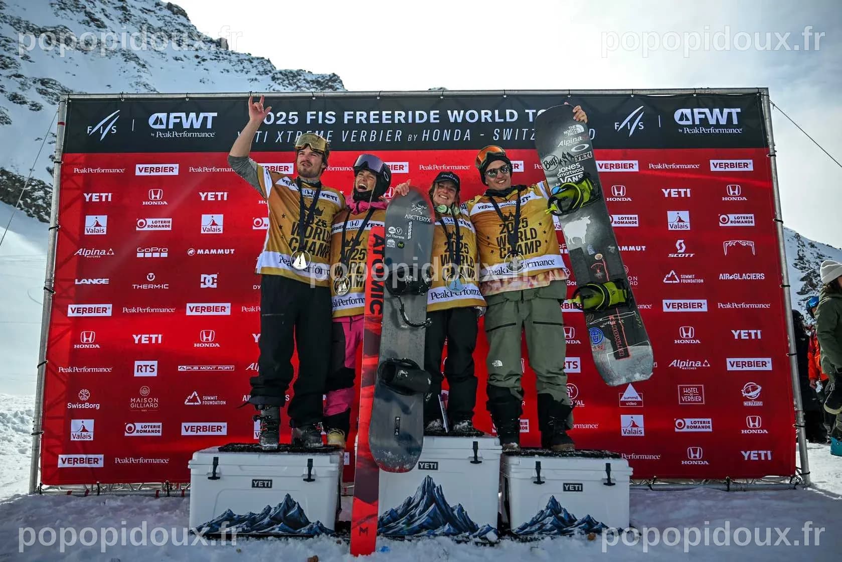 Victor De Le Rue remporte son cinquième titre sur le Freeride World Tour