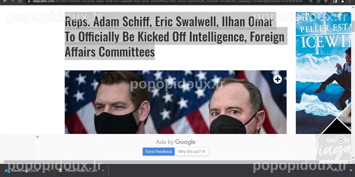 'Reps. Adam Schiff, Eric Swalwell, Ilhan Omar To Officially Be Kicked ...