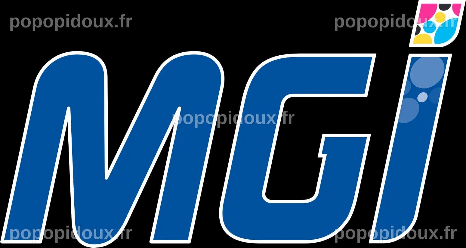 MGI Digital Technology logo in transparent PNG and vectorized SVG formats