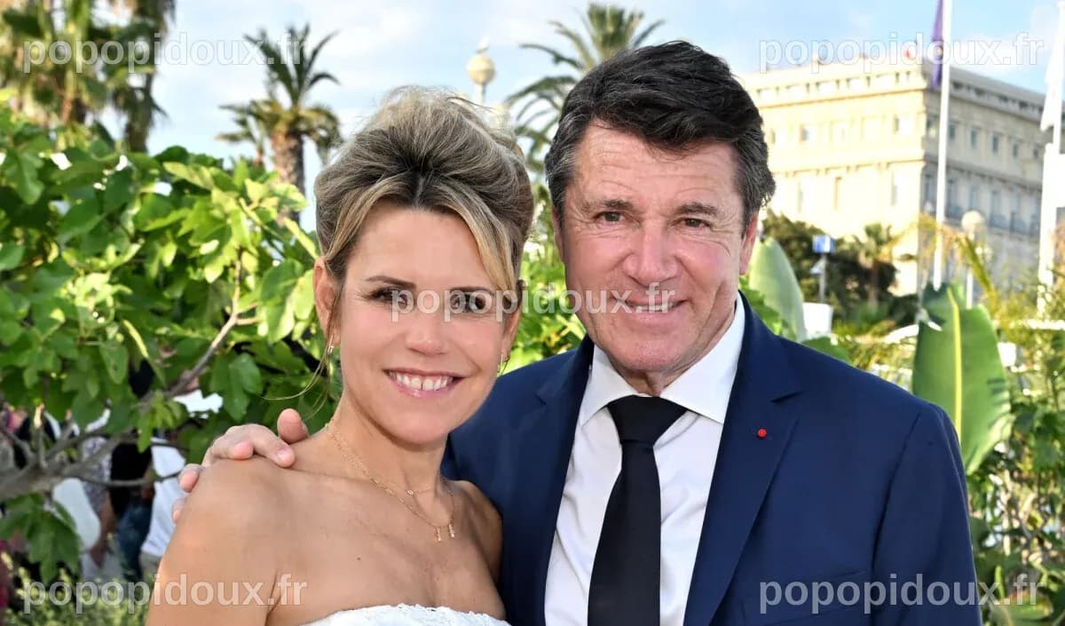 PHOTOS Laura Tenoudji et Christian Estrosi si amoureux : tendre baiser ...