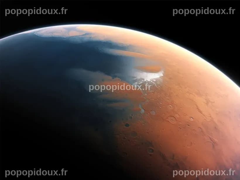 Une gigantesque « anneau de baignoire » révèle les contours d'un ancien océan sur Mars