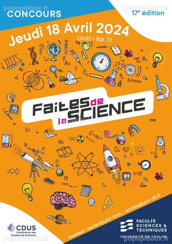 17e édition du concours Faites de la Science - Université de Toulon