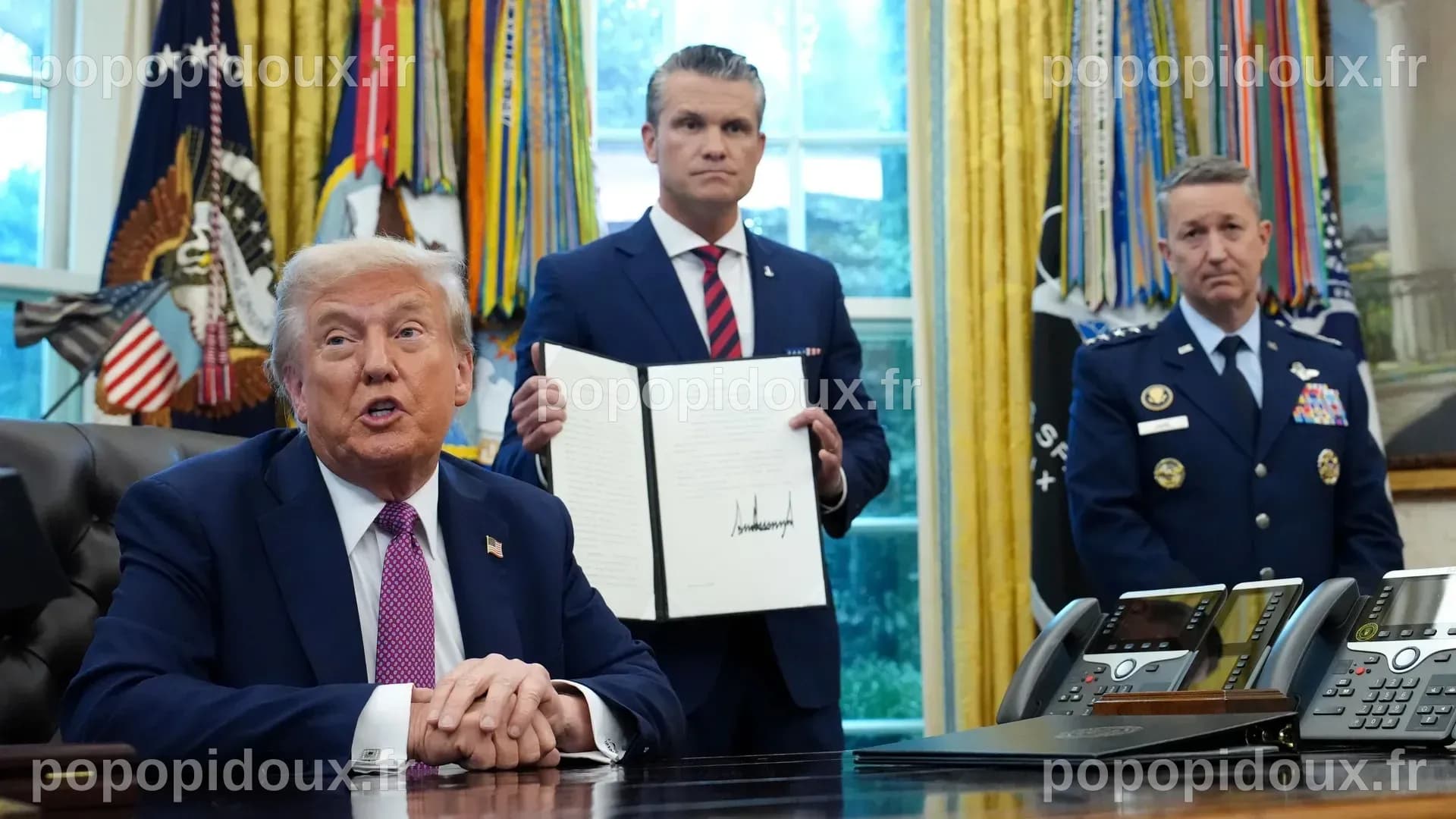 États-Unis : Donald Trump signe un décret pour rebaptiser le ministère ...