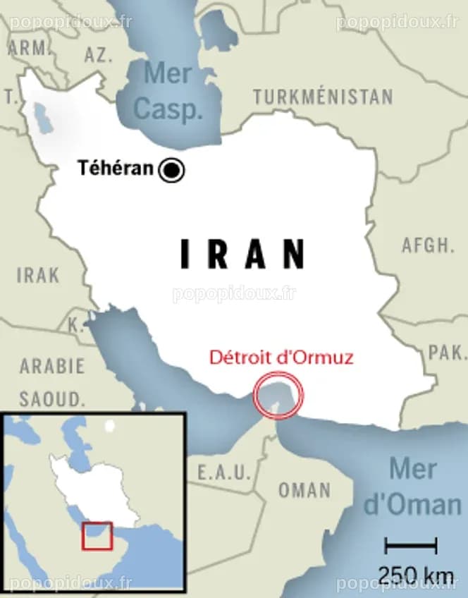 L'Iran menace de fermer le détroit d'Ormuz au pétrole en cas de sanctions