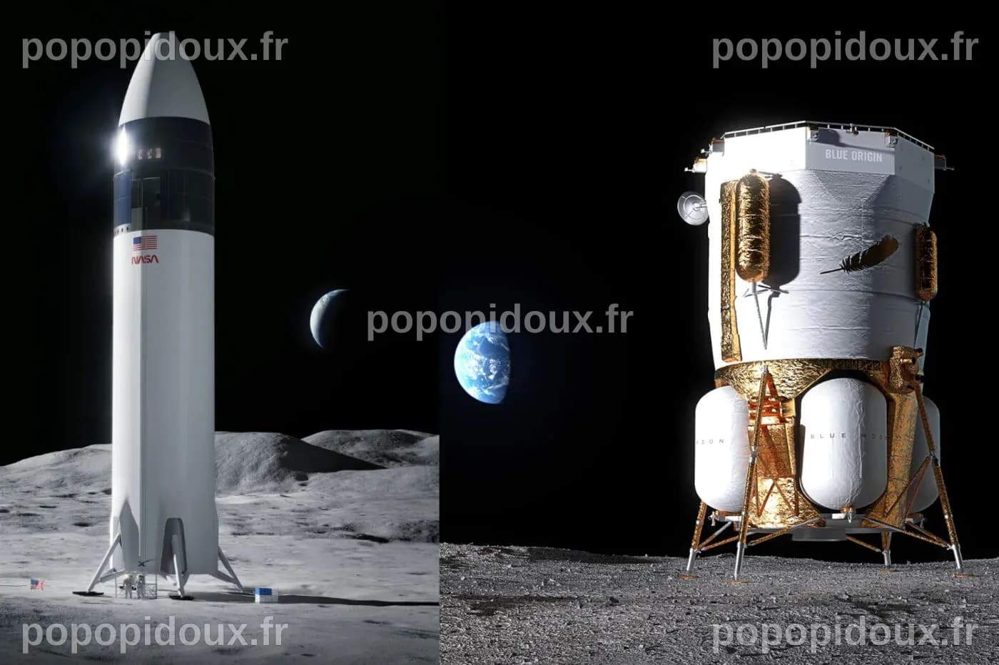 La NASA annonce des projets ambitieux : une base lunaire et des vaisseaux spatiaux nucléaires pour sa mission sur la Lune