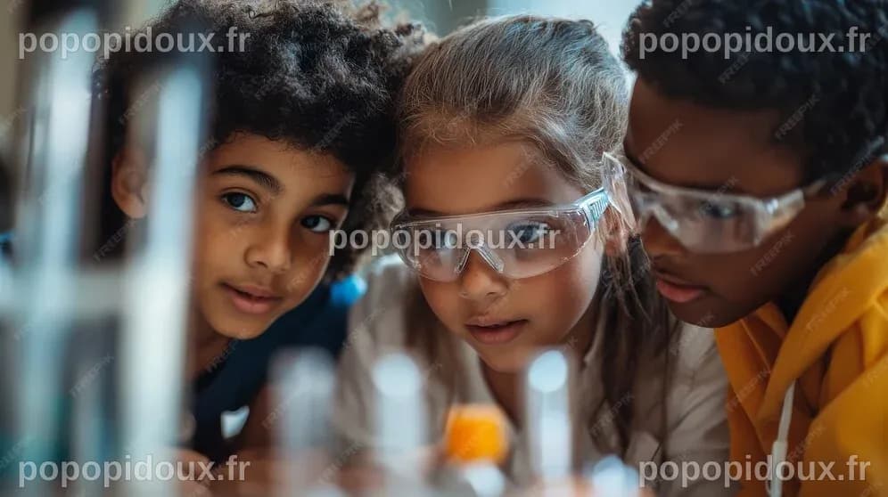 Célébration de la journée des sciences avec des enfants qui apprennent ...