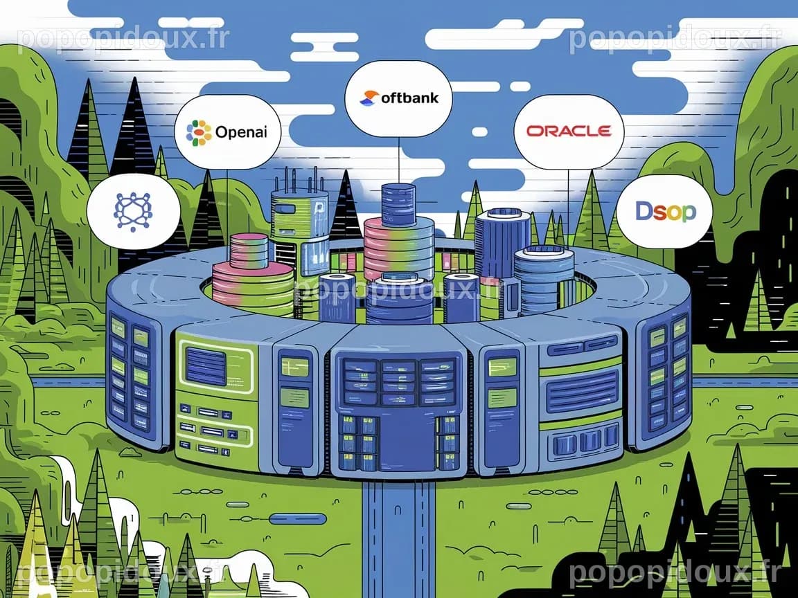 OpenAI S’Allie à SoftBank et Oracle Pour Un Projet de Data Center à 500 ...